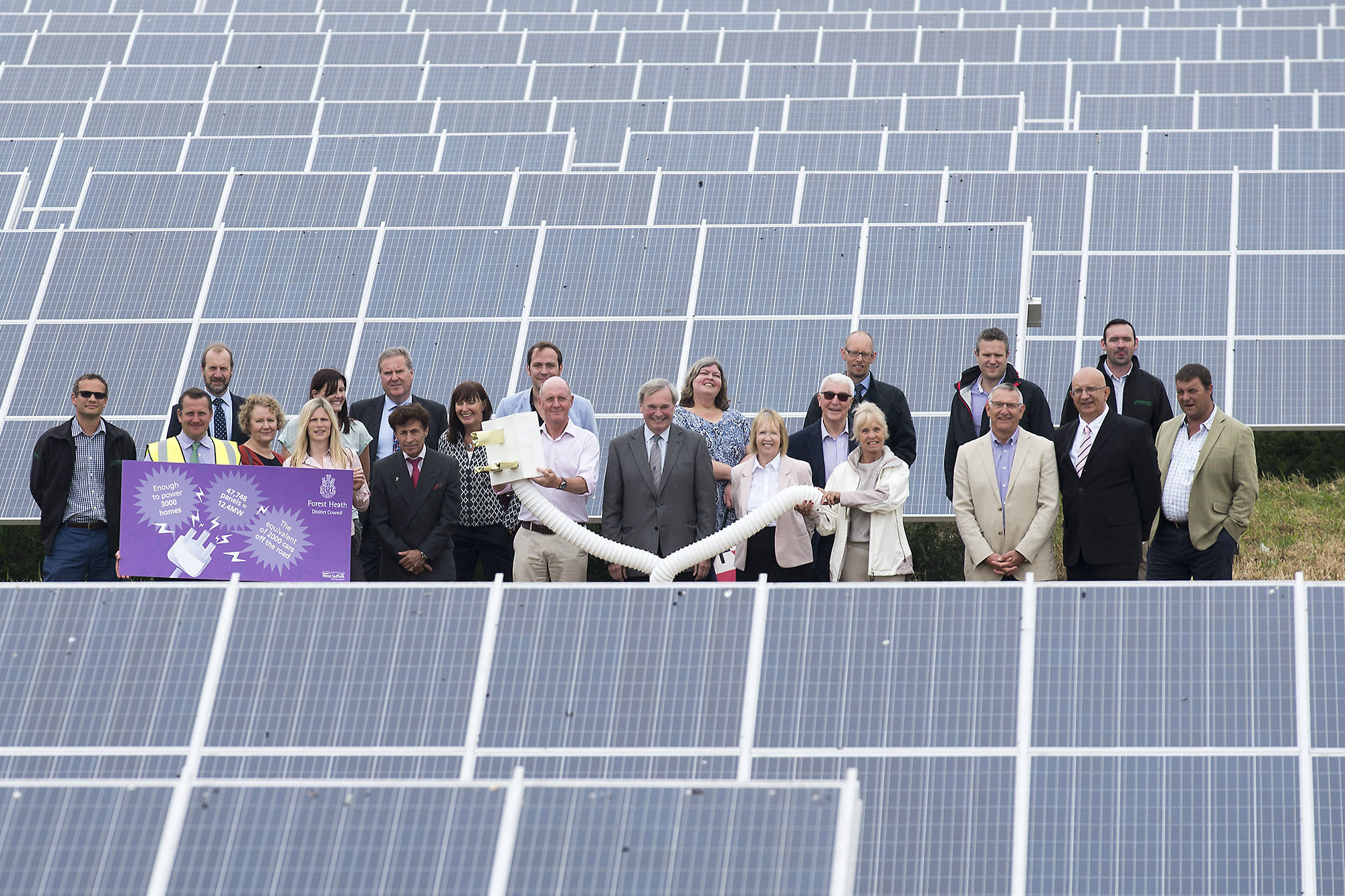 We operate the largest council-owned solar farm in the country