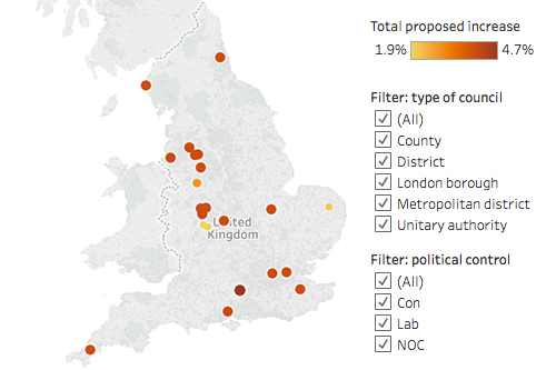 lgc council tax tracker england set for second year of tax tracker