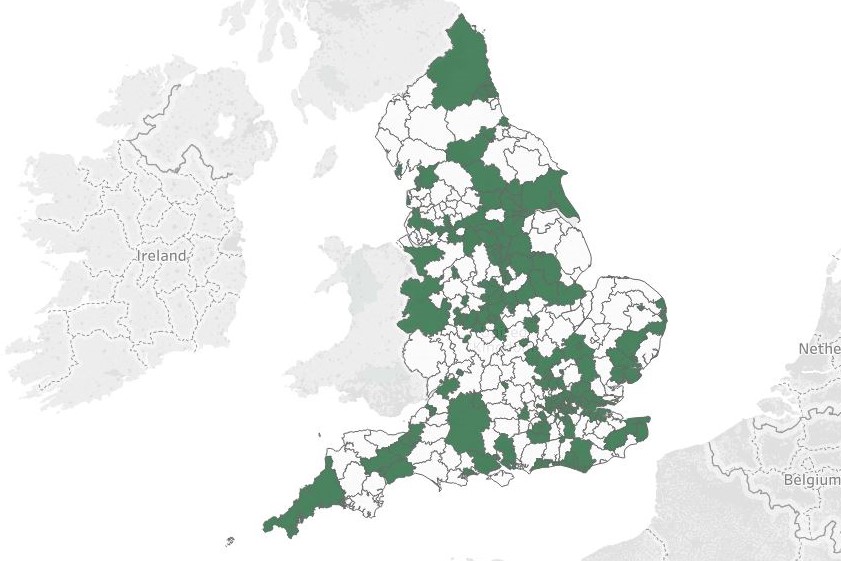Uk Councils Map 2019 Fear Borrowing Cap Lift Will Leave Non-Stock-Holding Councils Behind |  Local Government Chronicle (Lgc)