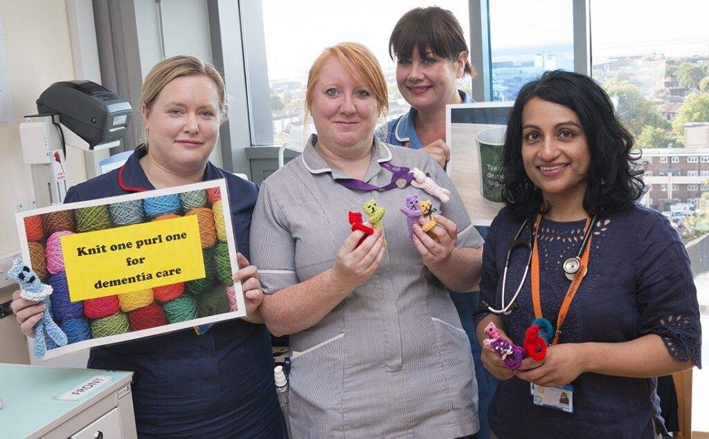 Nurse initiative sees knitters make ‘fidget bears’ for dementia patients