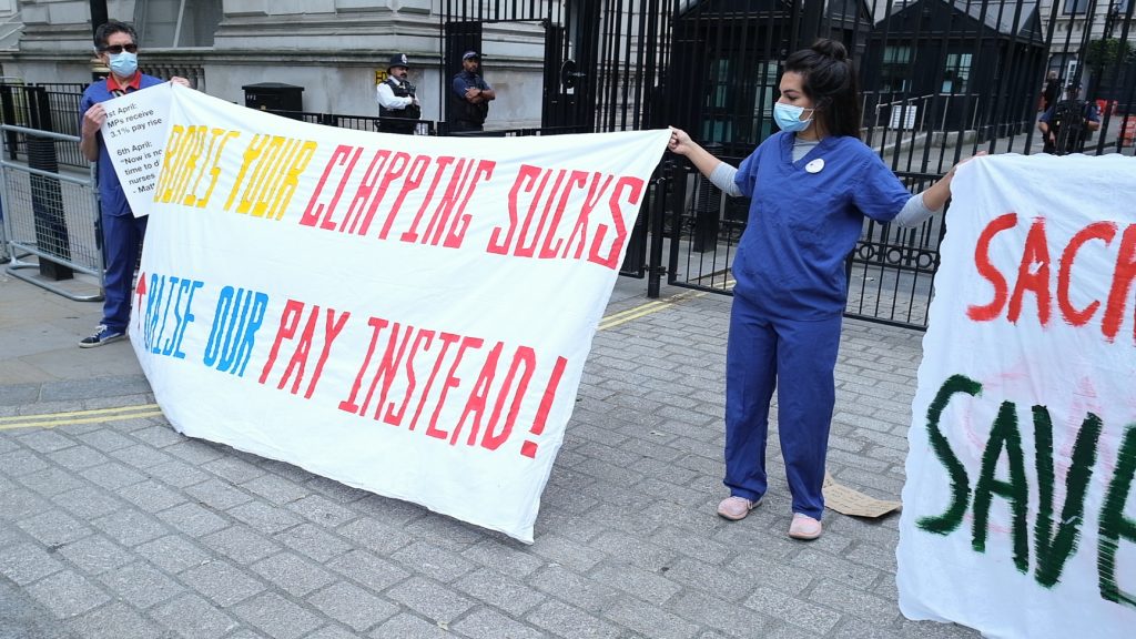 Social media nurse army set to protest for early pay rise Nursing Times