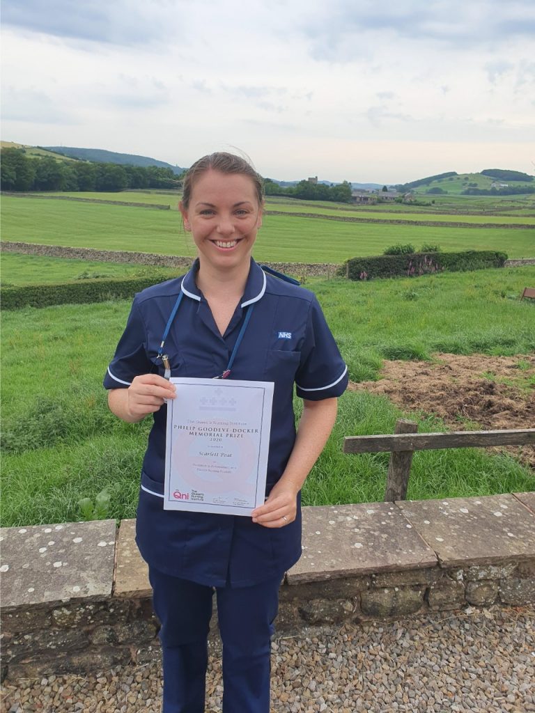 New Lancaster district nurse recipient of prestigious charity award Nursing Times