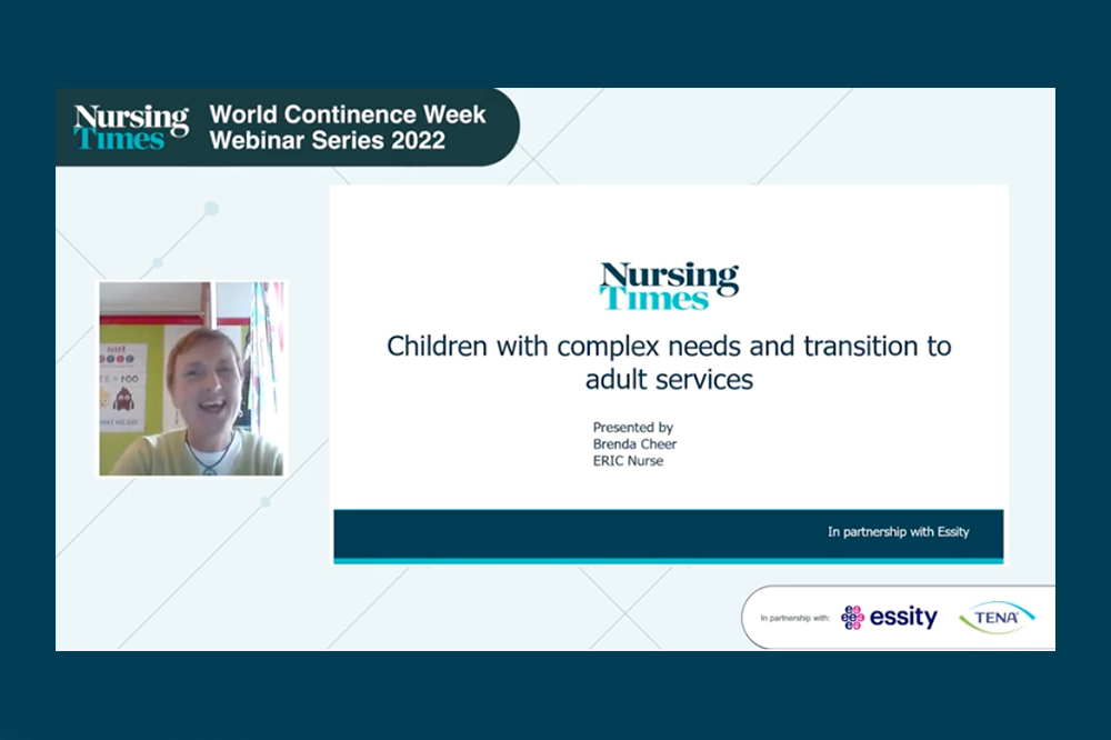 ▶ watch: world continence week 2022 webinar series: children with complex needs and transition to adult services | nursing times