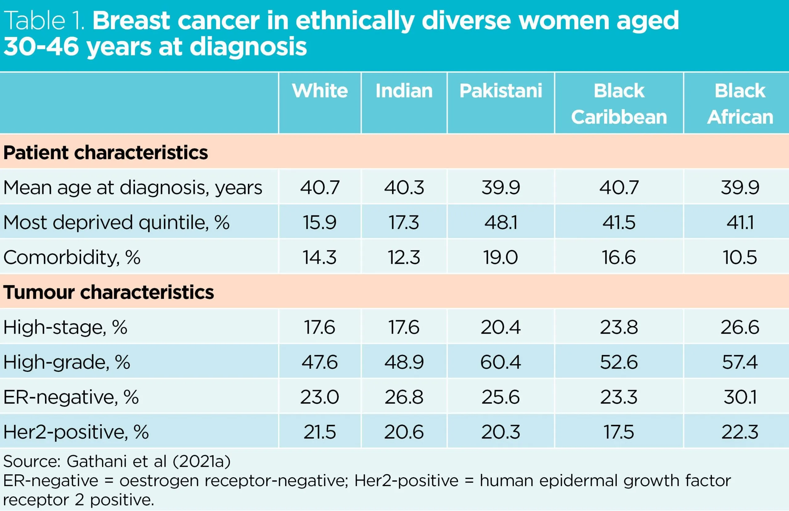 Equitable breast cancer care and outcomes for diverse ethnic women ...