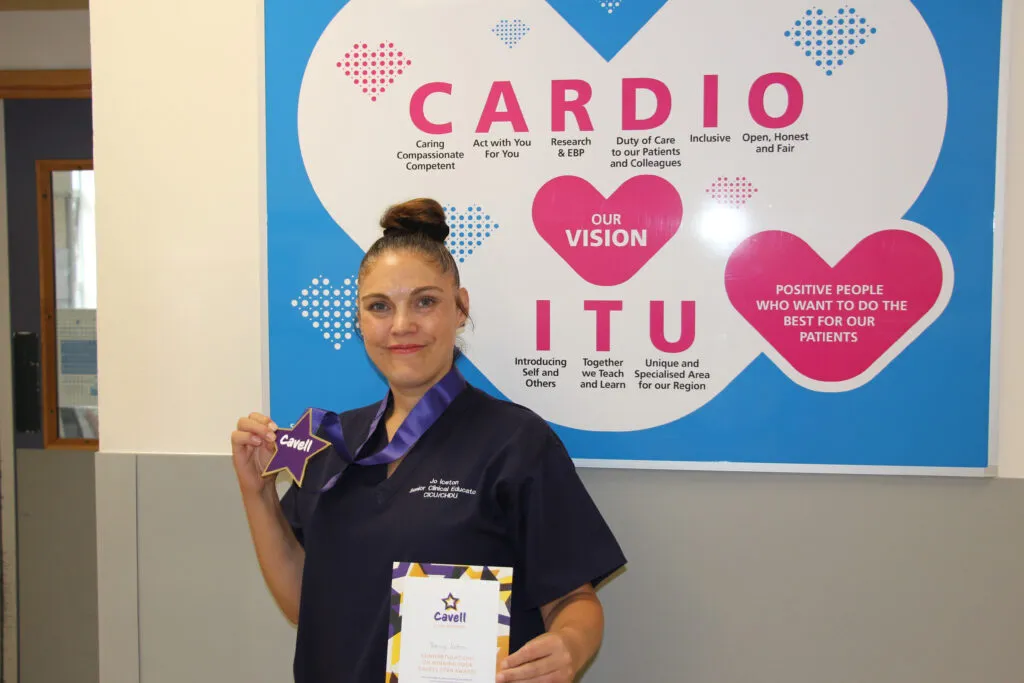 Critical care nurse recognised by charity for inspiring leadership