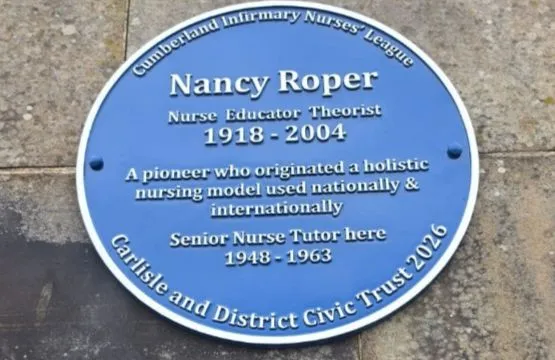 Blue plaque unveiled to honour pioneer of holistic nursing care