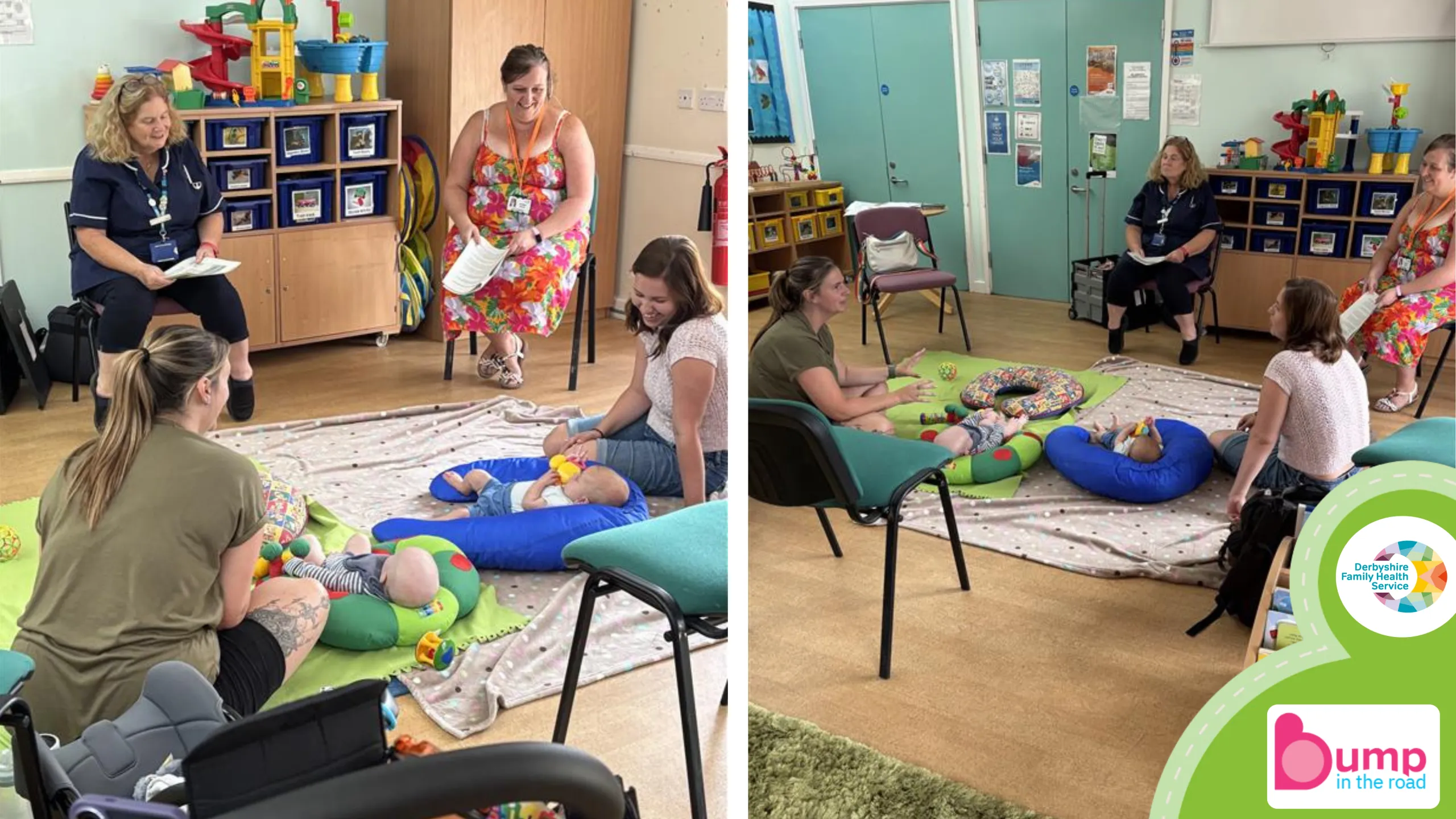 Derbyshire Community Health Services NHS Foundation Trust: Perinatal mental health campaign – ‘My Baby and Me’ and ‘Bump in the Road’ landscape image